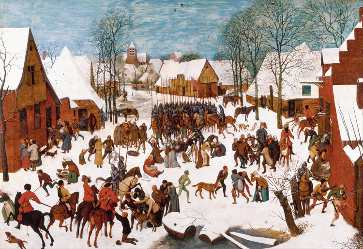 BRUEGEL, Pieter the Elder The Massacre of the Innocents (mk25)